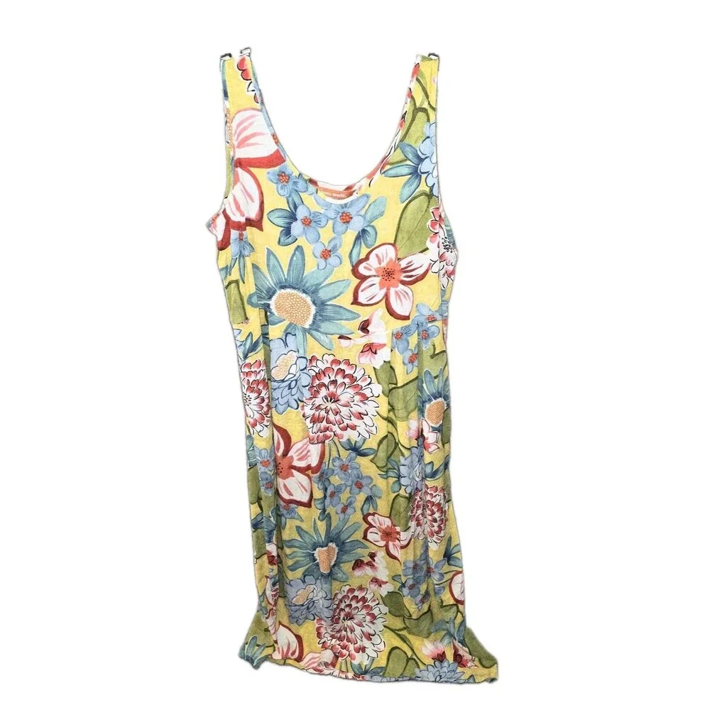 Jams World Sz S Janice Riesling AOP Floral Side Pockets Midi Dress W334X-RIES